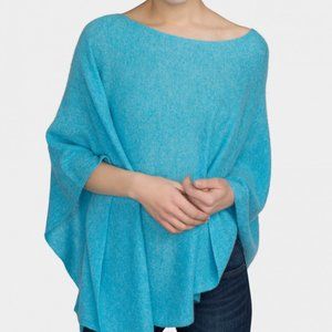 White + Warren Cashmere Capri Heather Poncho
